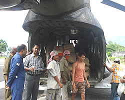 PDS items delivery through Sorties