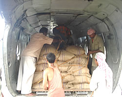 PDS items delivery through Sorties